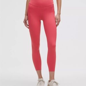 Lululemon High-Rise 7/8 Active Leggings - Coral Pink